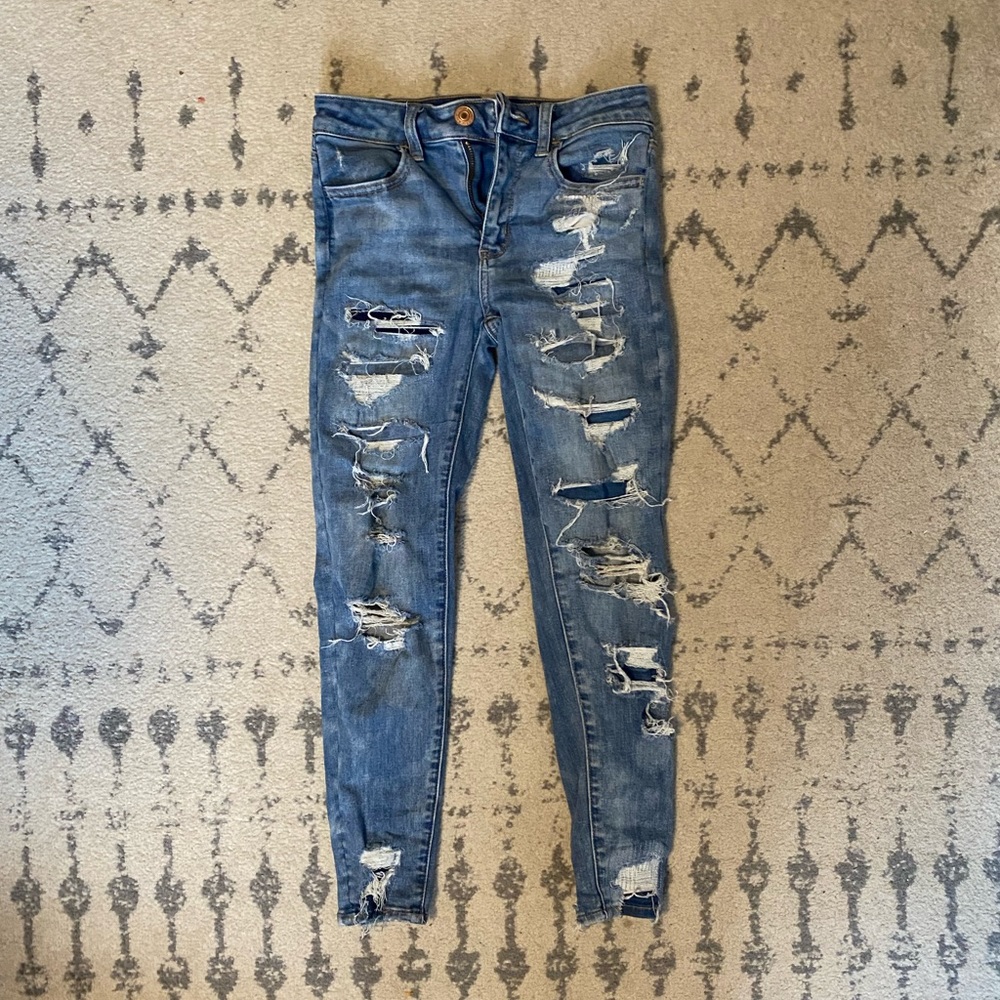American Eagle Outfitters Ripped Jeans — Kids 10/12